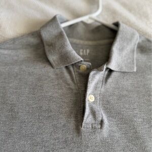 GAP Men's Gray Polo Shirt
